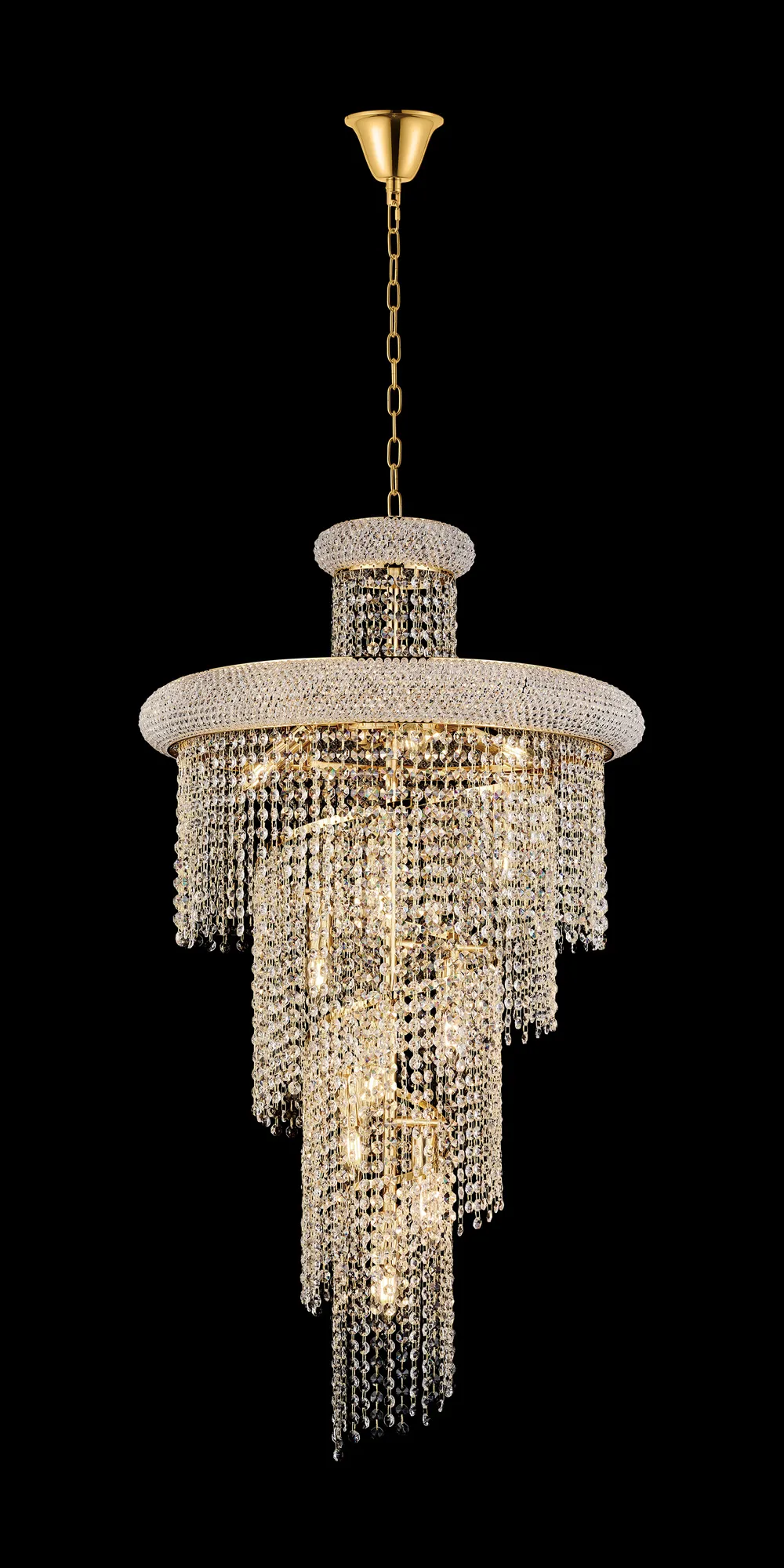Alexandra Gold Crystal Ceiling Lights Diyas Statement Crystal Fittings Alexandra Gold Crystal Ceiling Lights Diyas Statement Crystal Fittings